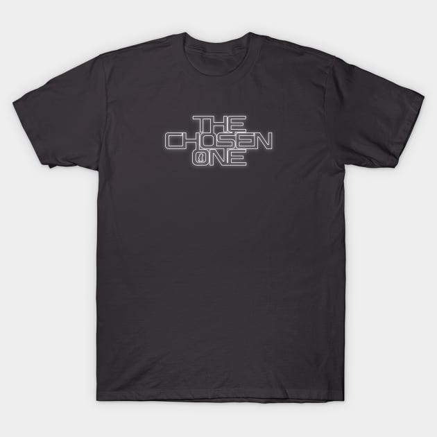 The Chosen One (White Glow) T-Shirt by My Geeky Tees - T-Shirt Designs